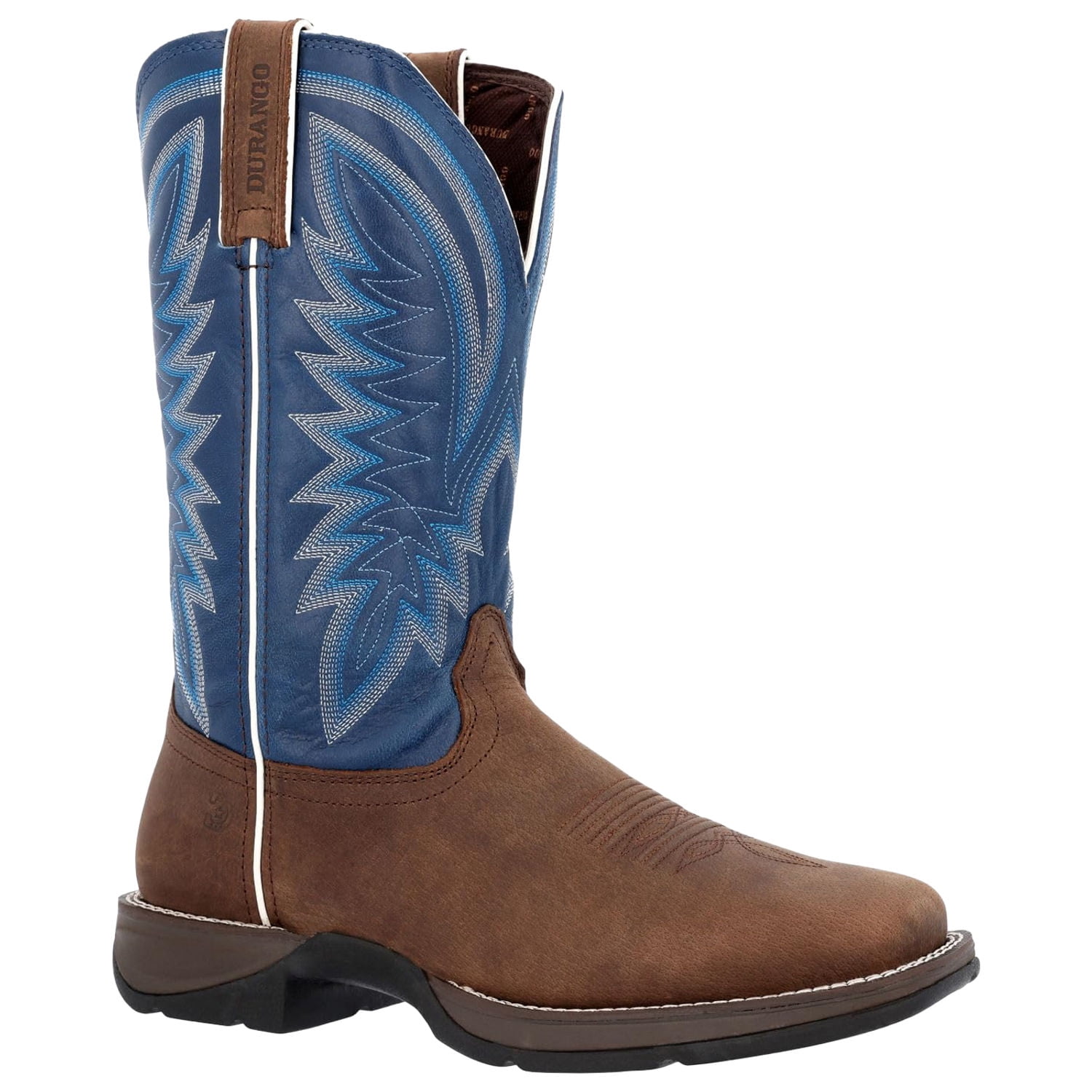 Durango Men's Rebel Western Boot - Full-Grain Leather, 12-Inch Shaft, Cushioned Footbed