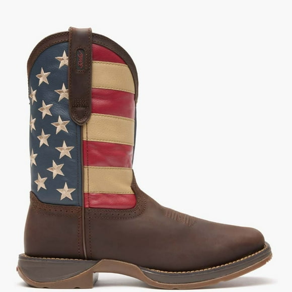 Patriotic Pull-On Western Flag Boot