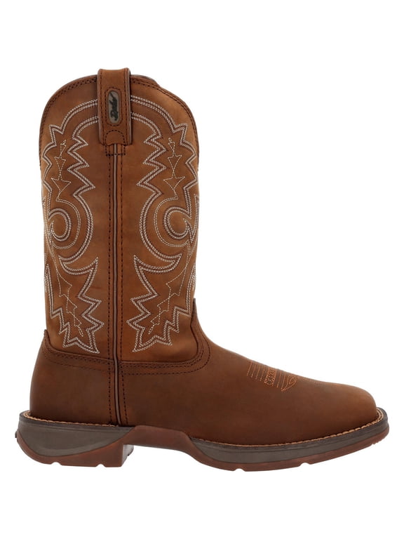 Pull-On Western Boot, Brown, Size 14(2E)