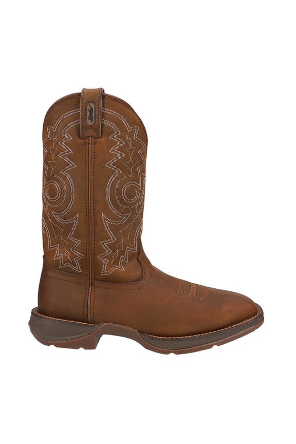 Mens Rebel Square Toe Cowboy Mid Calf Boots