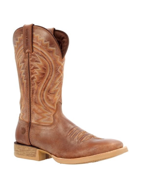 Men’s Genuine Leather Classic Botin Short Ankle Nubuck Leather Cowboy ...