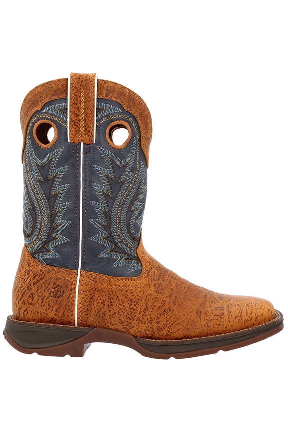 Men's Rebel By Performance Western Boot Broad Square Toe Tan 10.5 D(M) US