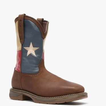 Durango Steel Toe Texas Flag Western Boot