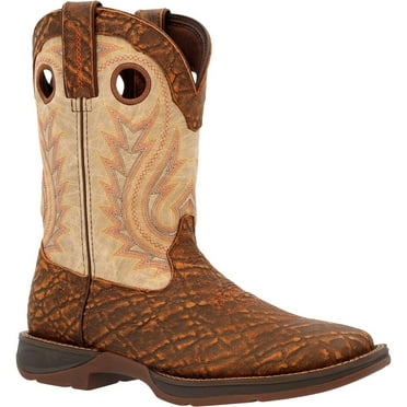 Durango Tan Elephant Print & Bone