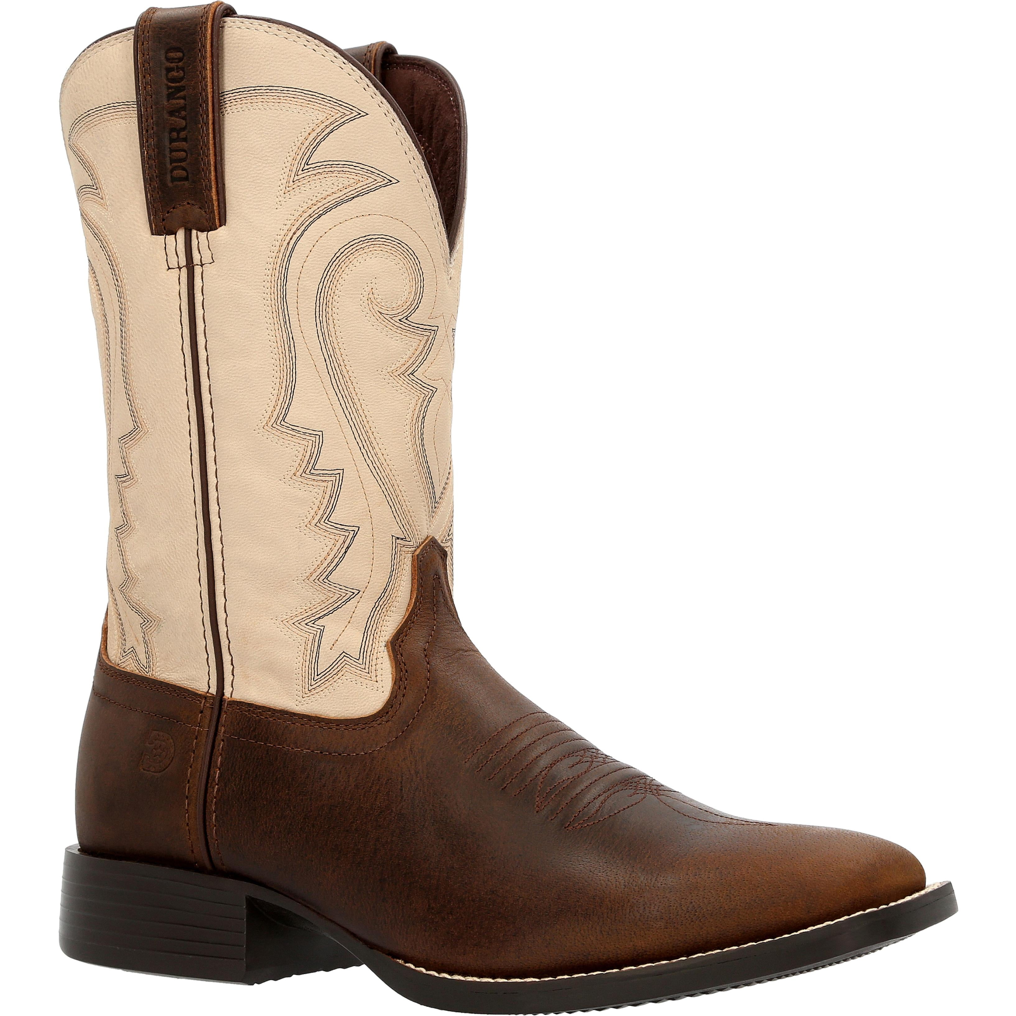 Durango Rebel Pro Men's 12" Western Boots - Full-Grain Leather With Comfort Footbed (Size 11.5, Belgian Brown/Denim Blue)
