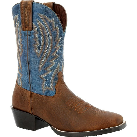 Durango® Westward™ Old Town Brown & Denim Western Boot Size 11(M)
