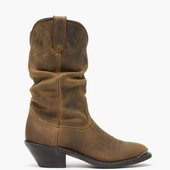 Durango® Women's Distressed Tan Slouch Western Boot