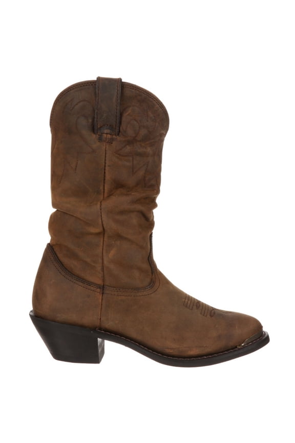 ® Women's Distressed Tan Slouch Western Boot