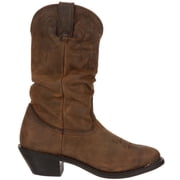 Durango  Womens Distressed Tan Slouch Western Boot, Distressed Tan, Size 8M