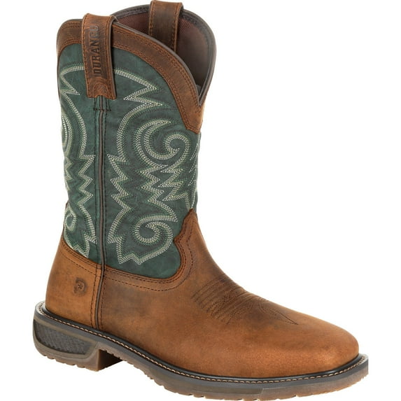 Durango® WorkHorse™ Steel Toe Western Work Boot Size 9(W)