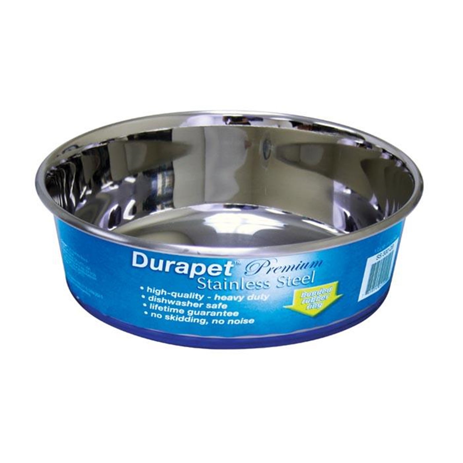 Durable Stainless Steel Non-Skid Dog Bowl, 12 Cups