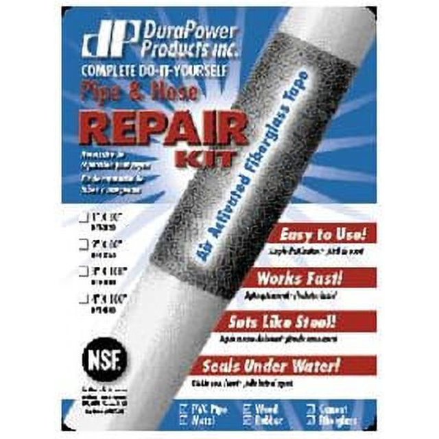 Durapower DPT0260 Pipe & Hose Repair Kit, Size 2" X 60"