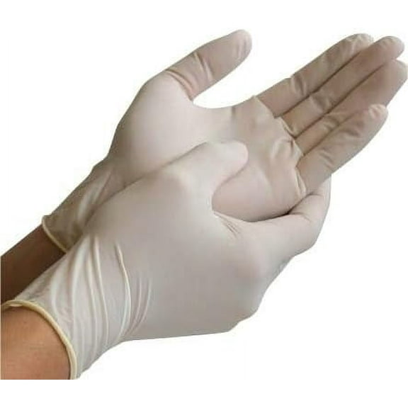 Duraskin-Latex Industrial Gloves, Light Powder, 3.5 Mil (Medium)