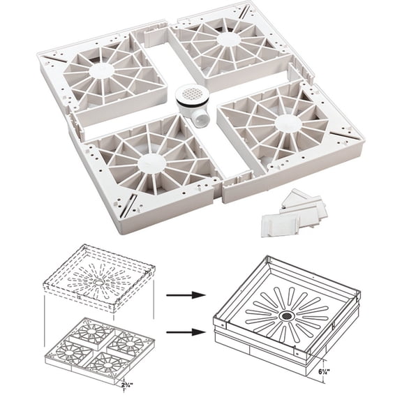 Durastall Shower Base Extender - Single Pack