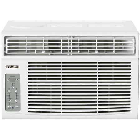 Durastar 8000 BTU 115V Window Air Conditioner with 3500 BTU Supplemental Heating and Remote Control DRWHC081XNA1