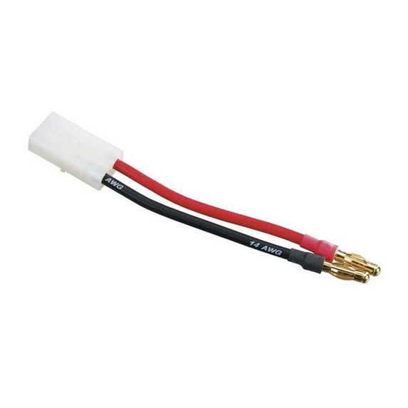 Duratrax Battery Lead: Female Tamiya to 4mm Male Bullet, DTXC2211