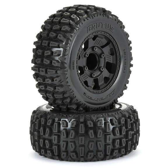 Duratrax Brutus F/R 2.8" Monster Truck Tires MTD 12mm Blk Ripper 2 DTX565110