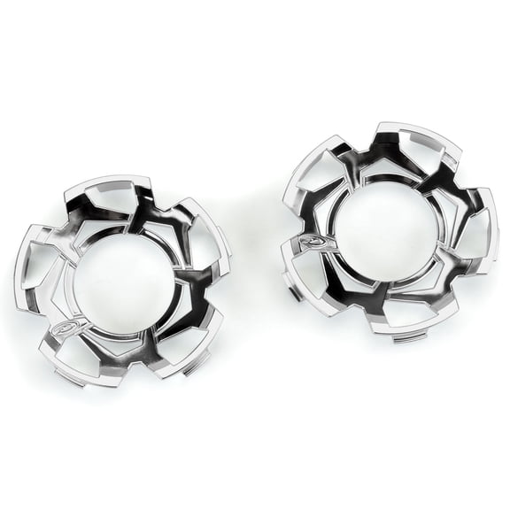 Duratrax Clip-Lock Wheel Face Mirror Chrome for Ripper 3.8"" Wheel 2 DTX2825