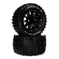 thumbnail image 1 of Duratrax Lockup MT Belted 2.8" Mounted Front/Rear Tires 14mm Black 2 DTXC5537, 1 of 2