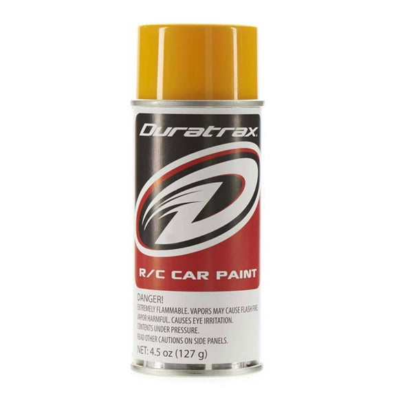 Duratrax Polycarb Spray Bright Yellow 4.5 oz DTXR4285