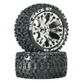 thumbnail image 1 of Duratrax Six Pack ST 2.8 2 Wheel Drive Mounted Front C2 Chrome 2 DTXC3559 RC Tire, 1 of 2