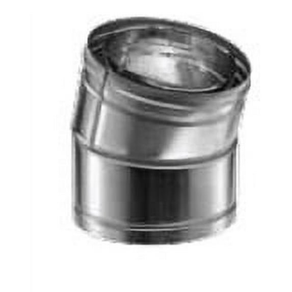 DuraVent 16DCA-E15 16 in. I.D DuraChimney II Class A Chimney Pipe - Double Wall - 15 deg Elbow