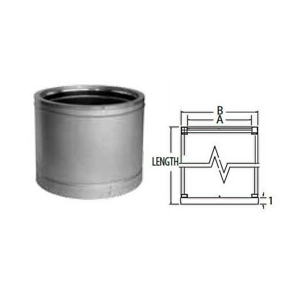 Duravent 20DT-36 20" Inner Diameter - Stainless Steel