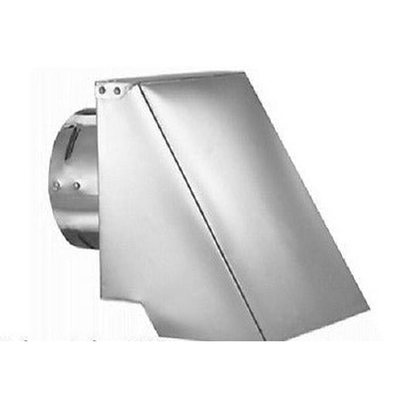 Duravent 3PVL-HSCR 3" Square Pellet Stove Vent Horizontal Termination Cap - Quantity of 1