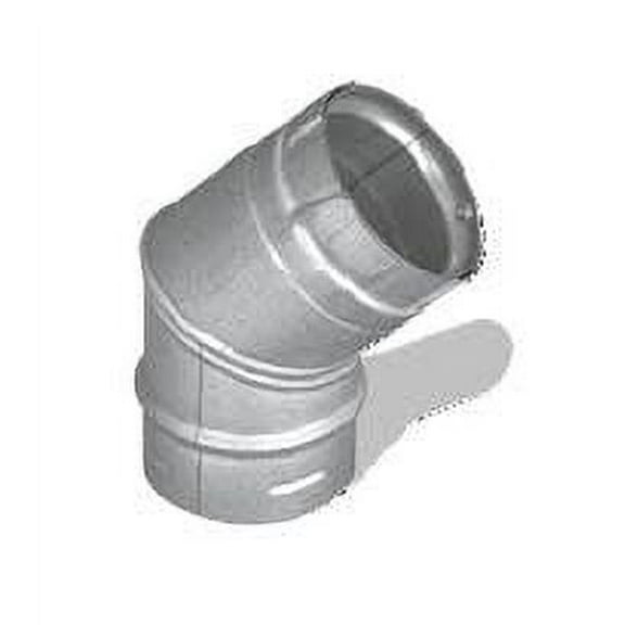 3'' PelletVent Pro Black 45 Degree Elbow - 3PVP-E45B