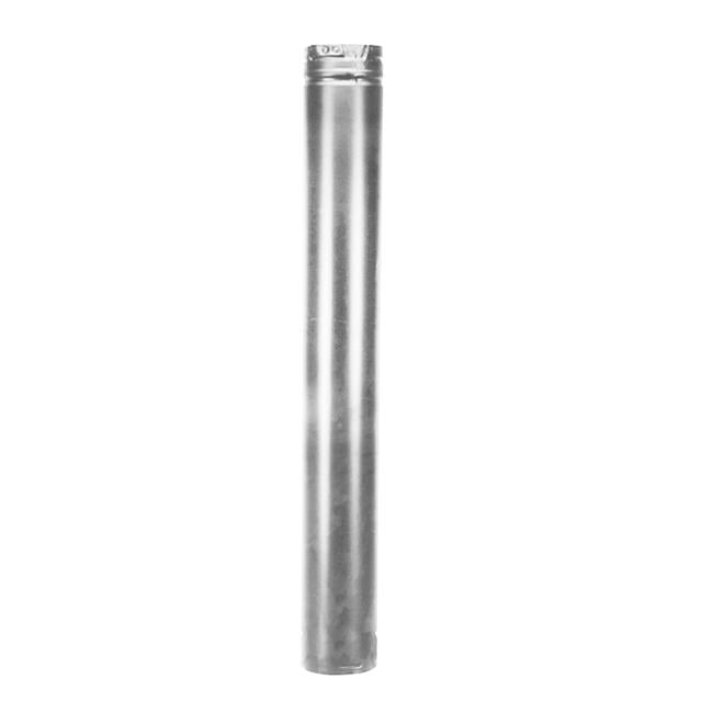 Duravent 4" x 48" PelletVent Pro Galvalume Pellet Stove Chimney Pipe 4PVP-48