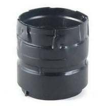 4'' PelletVent Pro Black Appliance Adapter - 4PVP-ADB