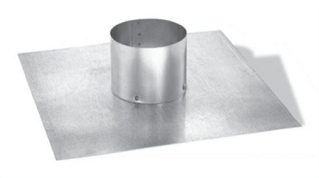 Duravent 55DFA-TP 5-1/2" Duraflex Al Top Plate From The Duraflex Al Series - Silver