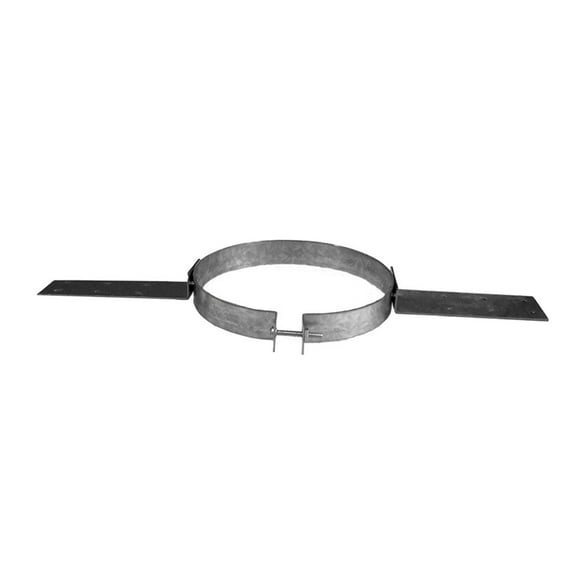 Duravent 5Gvs Aluminum Gas Vent Roof Support - Silver