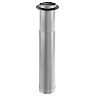 DuraVent DuraBlack Stainless Steel Single Wall Stove Pipe, 48 x 6 Inch 