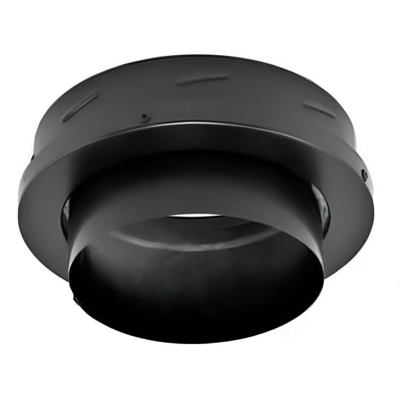 Duravent 6Dt-Fc 6" Inner Diameter - Black