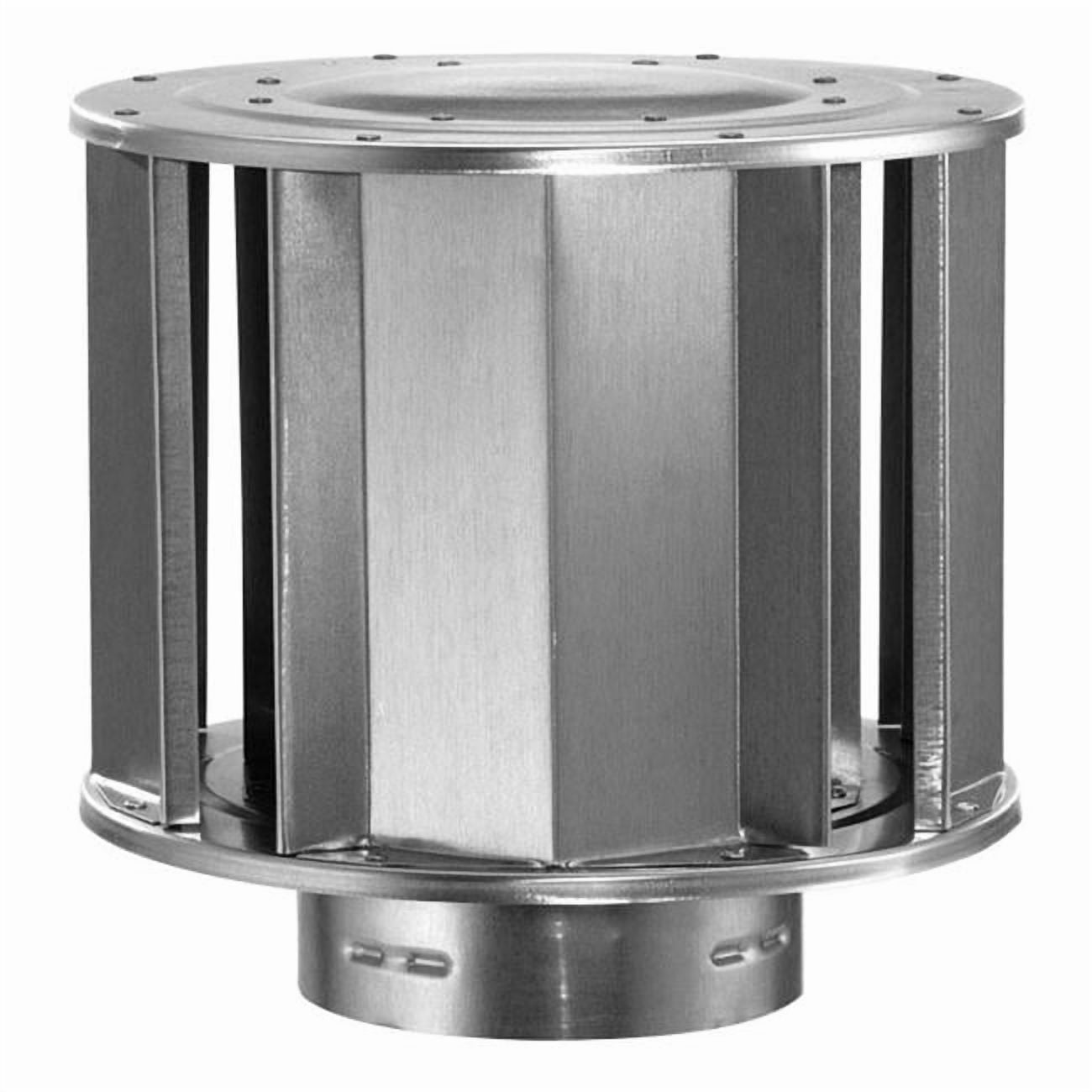 High Wind Sign Duravent COP68692 8 in. Type B Gas Vent Rain Cap with High Wind for ...