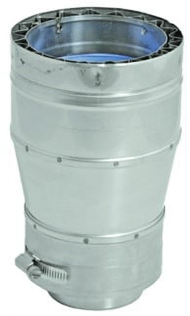 Duravent W2-0304TI 3" X 4" Tapered Increaser From The Fasnseal Series - Stainless Steel