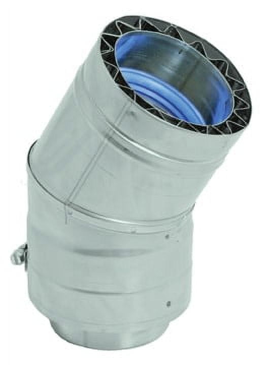 Duravent W2-3003 30 Degree Double Wall Elbow For 3" Inner Diameter Vent Pipe From The