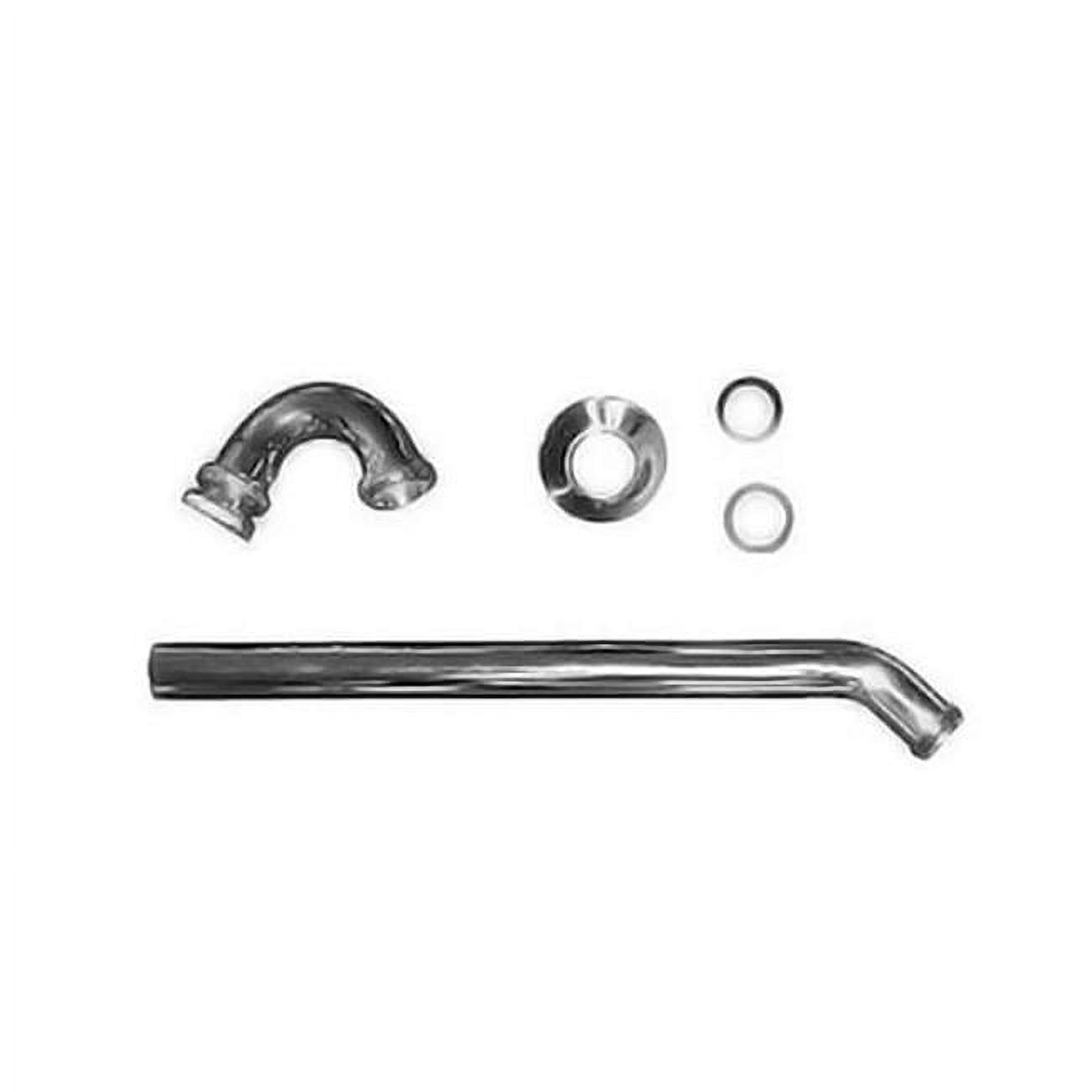 Duravit 0050270092 0.5 x 18.25 in. Metal & Brass Riser Tube, Chrome ...