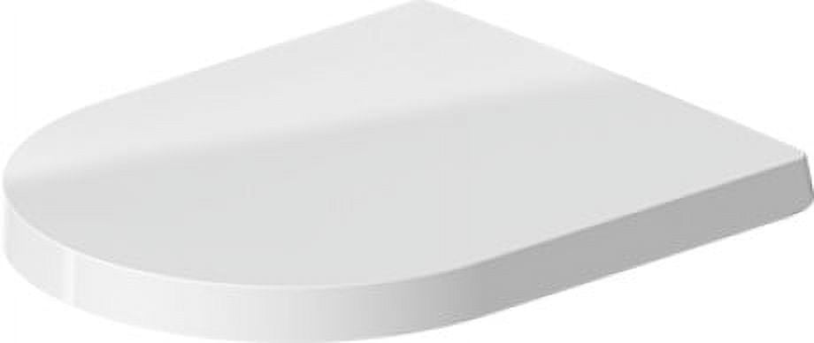Duravit 0020090000 ME by Starck Elongated Closed Front Toilet Seat with Cover,White