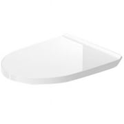 Duravit 0025290000 DuraStyle Basic Elongated Closed Front with Cover Toilet Seat, White