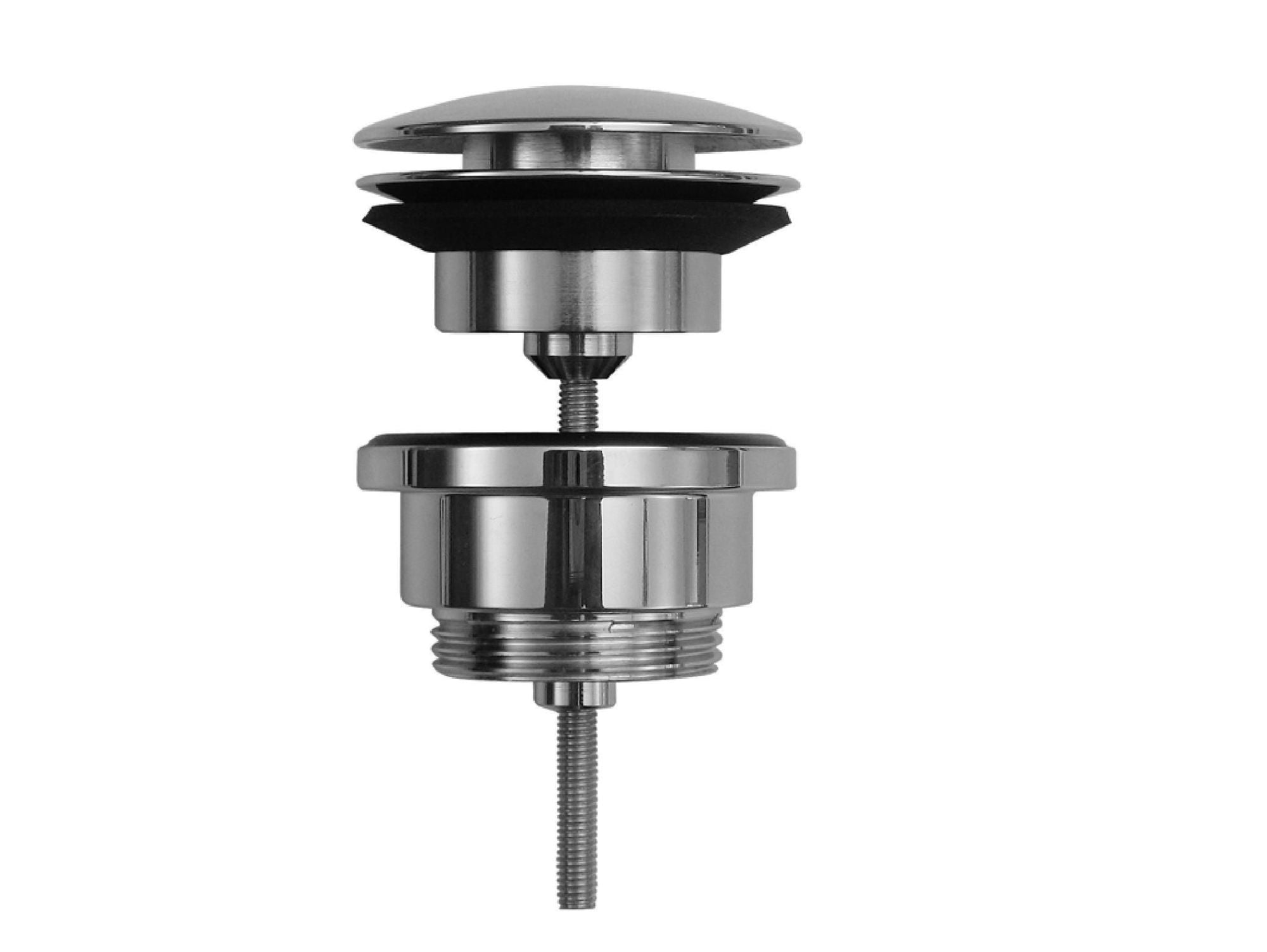Chrome Finish Push-Open Bathroom Sink Drain 13L