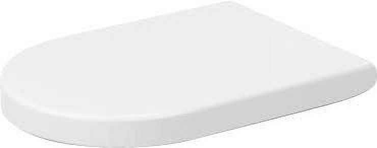 White Elongated Soft Close Toilet Seat with Lid