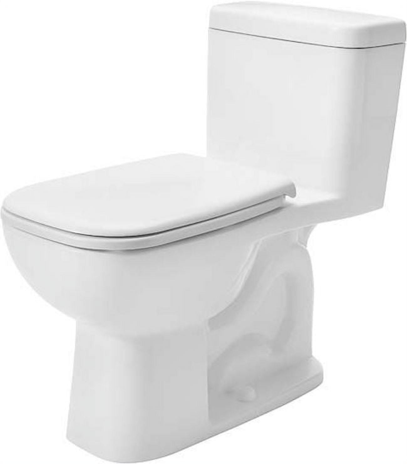 White Elongated Dual Flush High Efficiency Free Standing Toilet