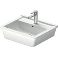 thumbnail image 1 of Duravit 030256-1Hole Starck 3 22" Rectangular Ceramic Drop In Bathroom Sink - White, 1 of 2