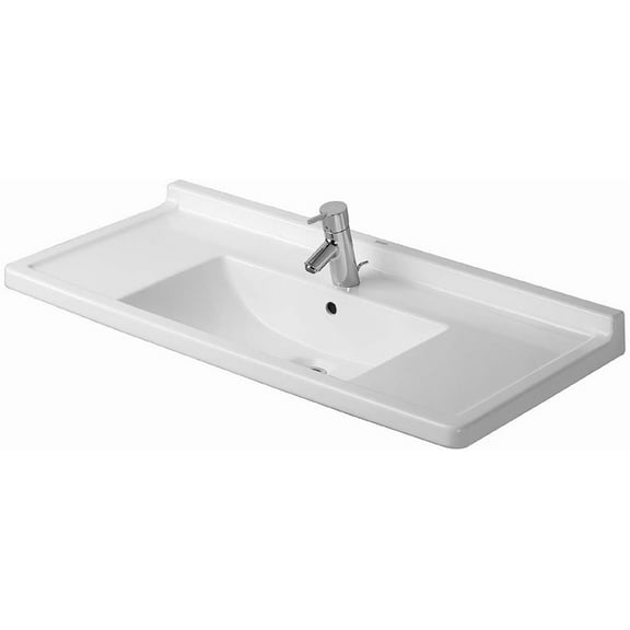 Duravit 0304100030 Furniture washbasin 41 1/4" , with 3 tap