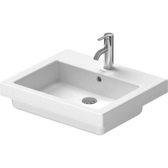 Duravit 0315550000 Vero Drop-In Bathroom Sink - White