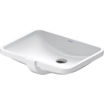 Duravit 035949 Me By Starck 20-7/8" Rectangular Ceramic Undermount Bathroom Sink - White