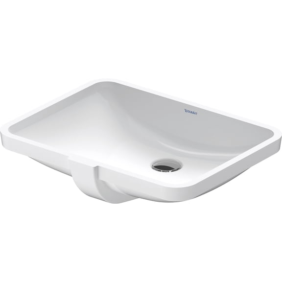 Duravit 035949 Me By Starck 20-7/8" Rectangular Ceramic Undermount Bathroom Sink - White