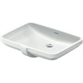 thumbnail image 1 of Duravit 039555 Duravit No.1 23" Rectangular Ceramic Undermount Bathroom Sink - White, 1 of 1